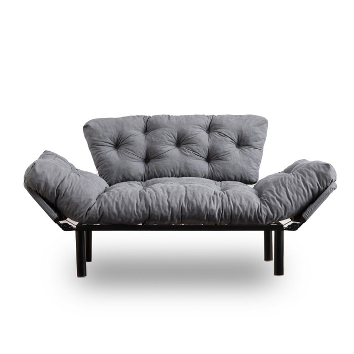 Atelier Del Sofa Nitta - Sofá-Cama de 2 Plazas Gris Atelier Del Sofa Nitta - Sofá-Cama de 2 Plazas Gris